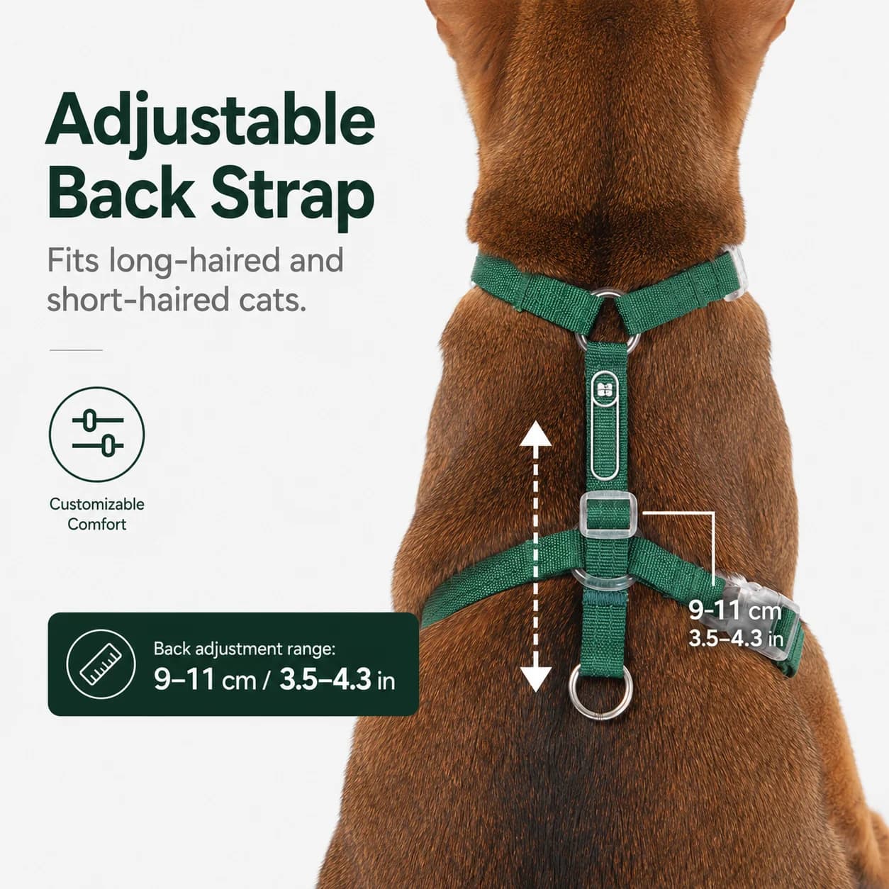 Escape-Proof Cat Harness & Leash Set feature 2