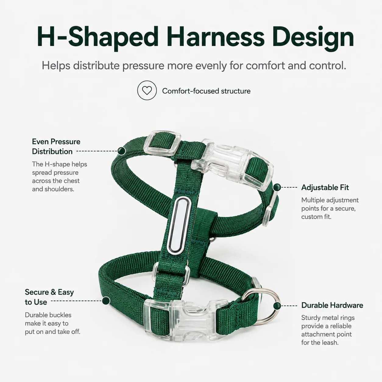 Escape-Proof Cat Harness & Leash Set feature 4