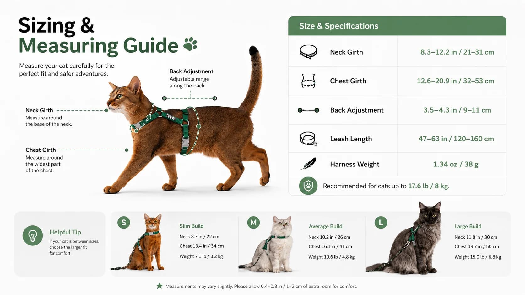 Escape-Proof Cat Harness & Leash Set detail 2